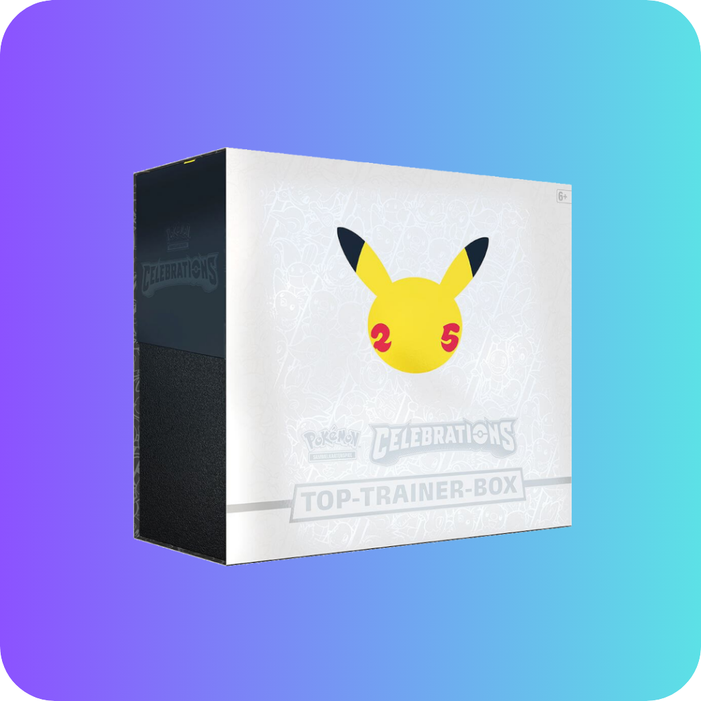 Pokemon Celebrations Top Trainer Box - Deutsch/Englisch - Sealed