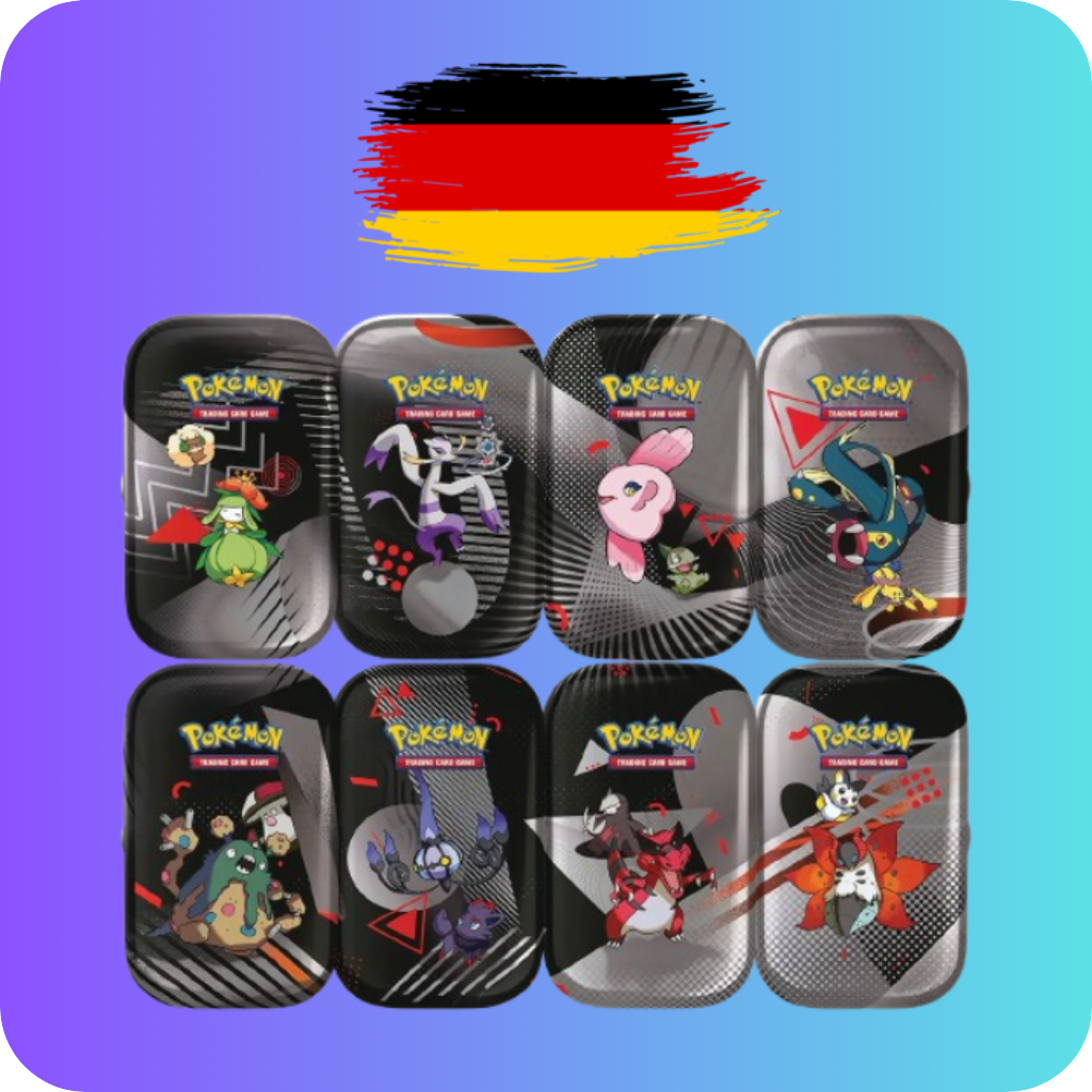 Pokémon TCG: Schwarze Blitze & Weiße Flammen (KP10.5) - Mini-Tin-Box Einall (DE) PreOrder