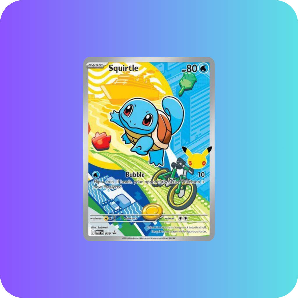 Squirtle 039 MEP Black Star Promos 30th anniversary