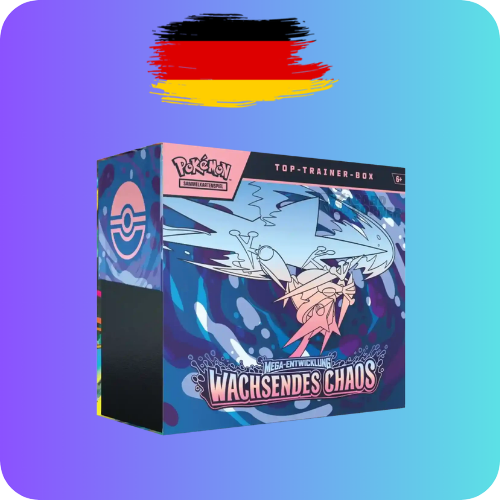 Pokemon Wachsendes Chaos Top Trainer Box TTB Sealed Vorbestellung