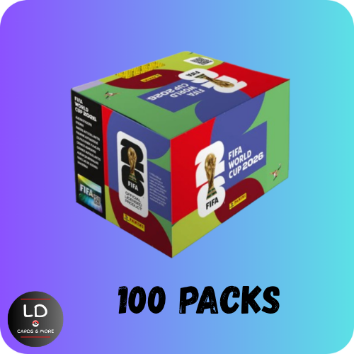 Panini World Cup WM 2026 Sticker Display Box- 100 Packs