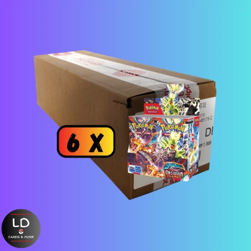 Pokemon Obsidian Flames Display Sealed Case - English - New