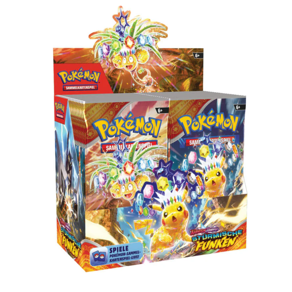 Pokemon Stürmische Funken SV08 Display Deutsch - 36 Booster Box PreOrder 2. Welle