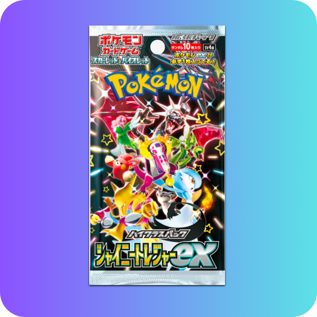 Pokemon Shiny Treasure Ex Booster Pack 1x Japanisch