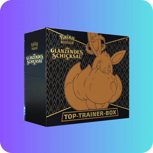 Pokemon Glänzendes Schicksal Top-Trainer-Box Deutsch Sealed