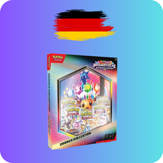 Pokemon Prismatische Entwicklungen Binder Ordner Kollection Deutsch Sealed