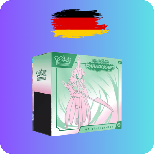 Pokemon Paradoxrift Eisenkrieger Top-Trainer-Box TTB Deutsch Sealed